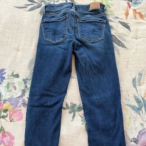 American eagle ripped skinny jeans size 00